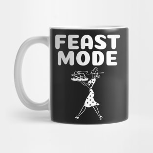 Feast Mode Funny Christmas and Thanksgiving Mug